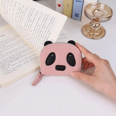 Panda Pattern Slim Daily Wallet for Cards and Folded Currency