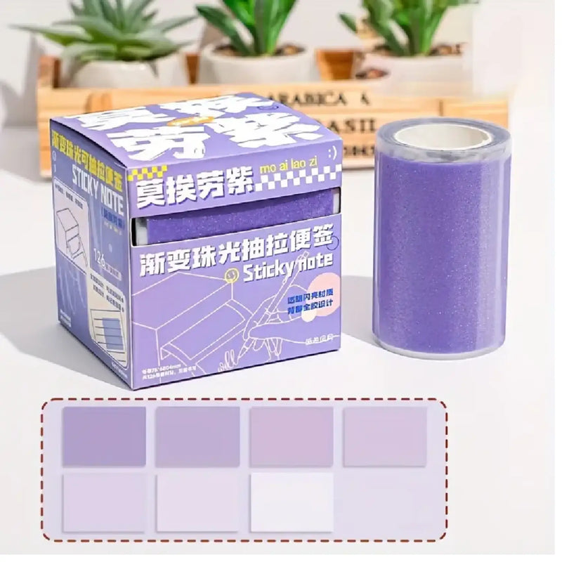 Colorful Gradient Pearl-Like Sticky Notes for Marking-Leaving Messages