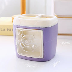 Kawaii Aesthetic Desktop Organizer with DIY Sticker Sheet