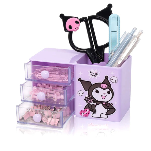 Gemini said Sanrio Kawaii 3-Drawer Desktop Organizer & Pen Holder
