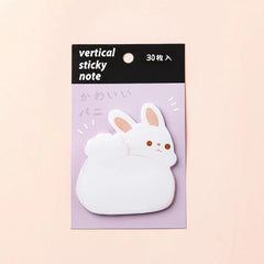 Cartoon Pet Shaped Series Vertical Sticky Notes 30 Sheets