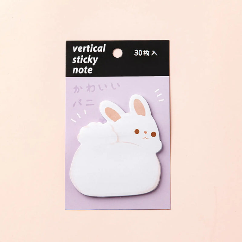 Cartoon Pet Shaped Series Vertical Sticky Notes 30 Sheets