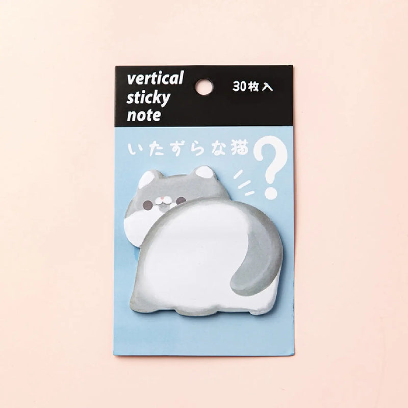 Cartoon Pet Shaped Series Vertical Sticky Notes 30 Sheets