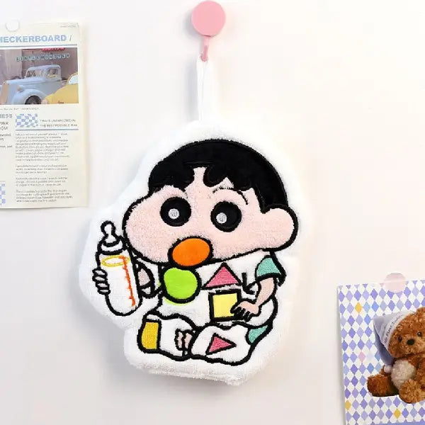 Shin Chan Plush Hand Towel