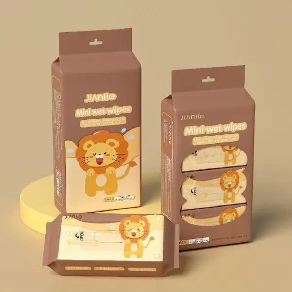 Coffee Lion Mini Wet Wipes 8 Pack Set