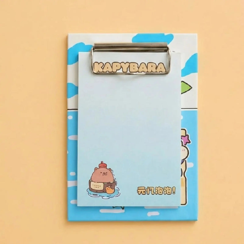 Capybara Designed Mini Dairy With Writing Board