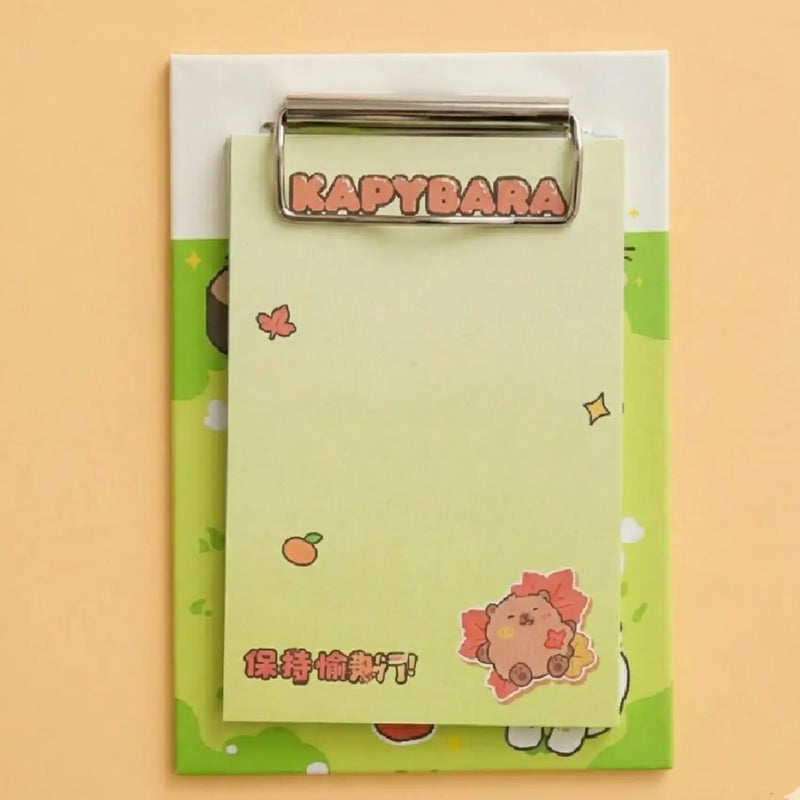 Capybara Designed Mini Dairy With Writing Board