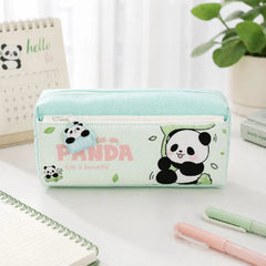 Bamboo Snackers Mint Panda Pouch