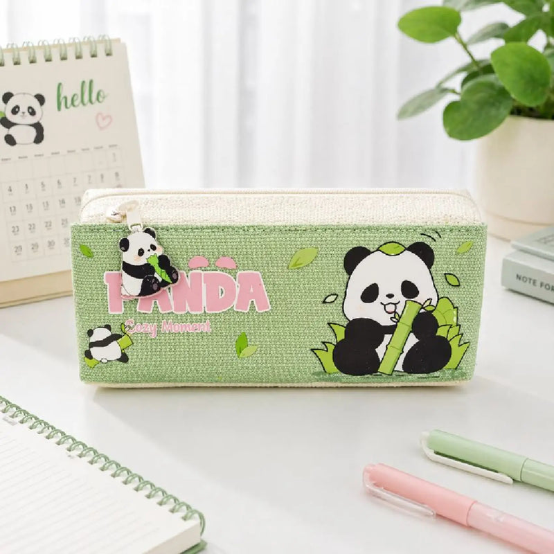 Bamboo Snackers Mint Panda Pouch