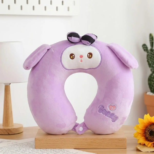 Ultra-Soft Animal Character Travel Neck Pillow