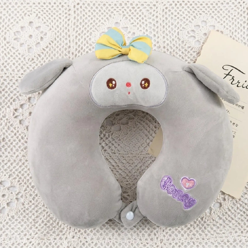 Ultra-Soft Animal Character Travel Neck Pillow