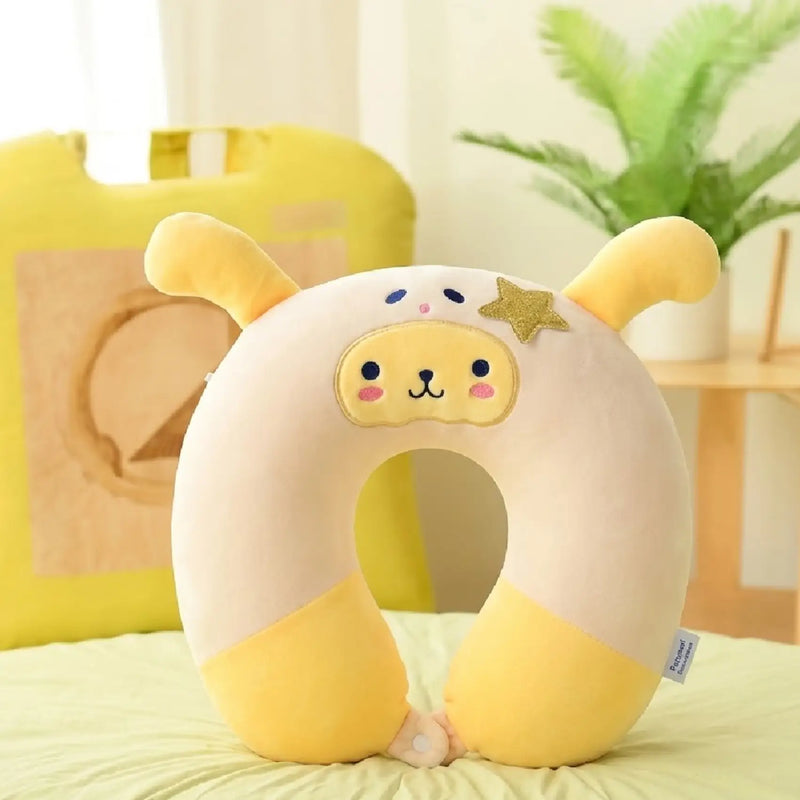 Ultra-Soft Animal Character Travel Neck Pillow