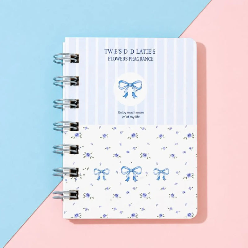 Adorable Bow - Aesthetic A7 Mini Spiral Notepad