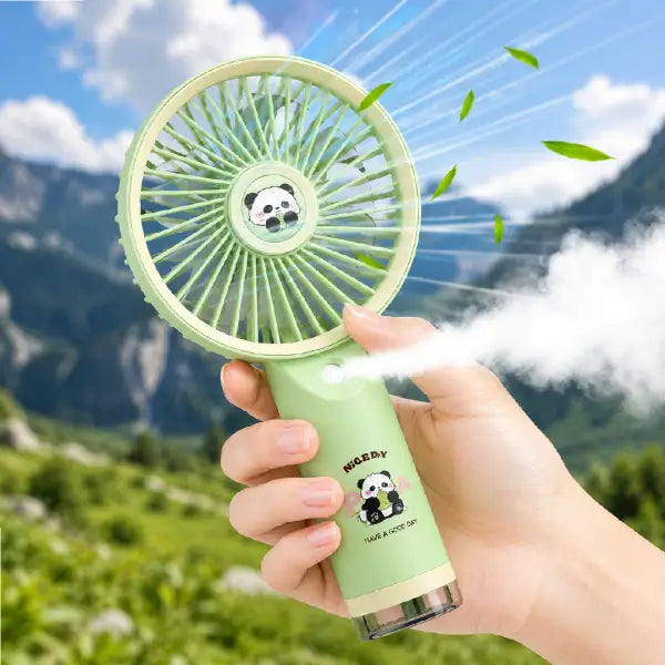Cute Jolly Panda Portable Rechargeable Mini Fan