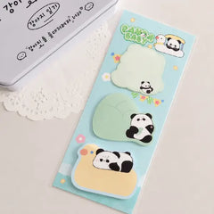 Panda Baby Shape Memo Pads for Journaling and Planners