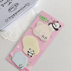 Panda Baby Shape Memo Pads for Journaling and Planners