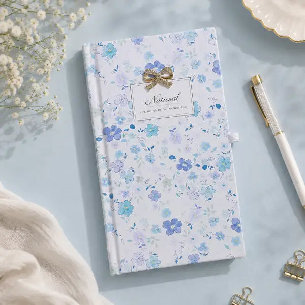 Fresh & Floral Bow Charm H5 Hardbound Handbook Diary