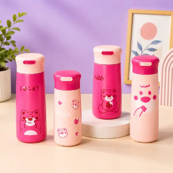 Cute Aesthetic Stainless Steel Drinking Bottle