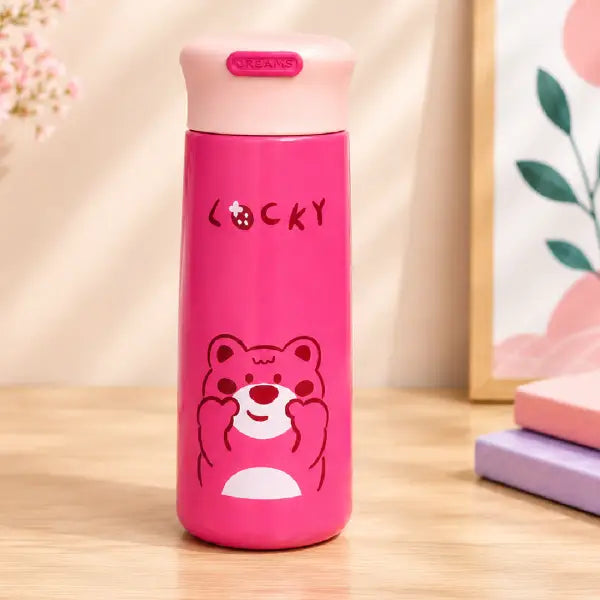 Cute Aesthetic Stainless Steel Drinking Bottle