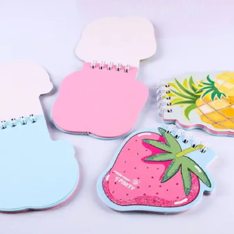 Fruit Shaped Mini Spiral Memo Pad -Mini Notepad