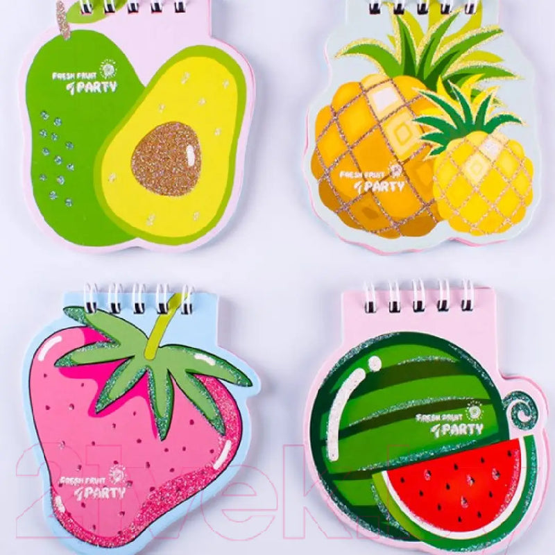 Fruit Shaped Mini Spiral Memo Pad -Mini Notepad