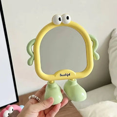Cartoon Desktop Makeup Mirror with Stand