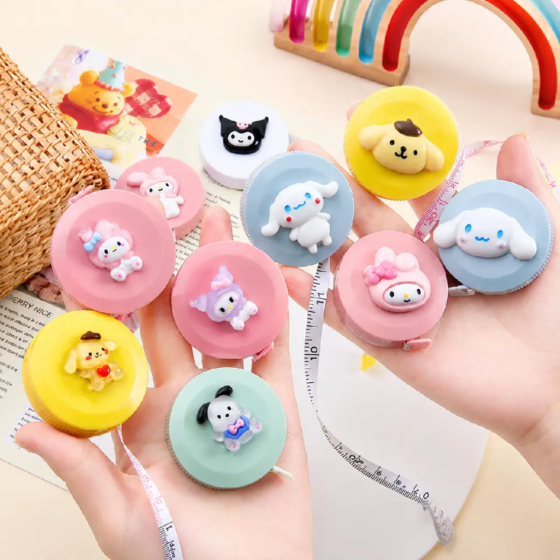 Cute Sanrio Themed Measuring Tapes