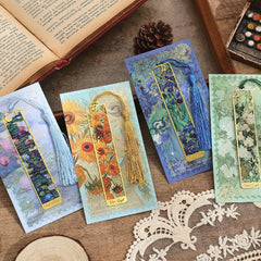 Premium Floral Metal Bookmarkers