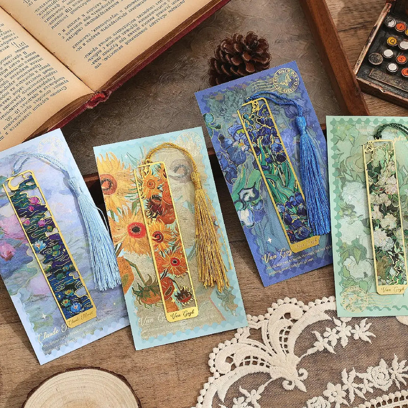 Premium Floral Metal Bookmarkers
