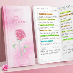 Cute Aesthetic Rose Floral  Planners