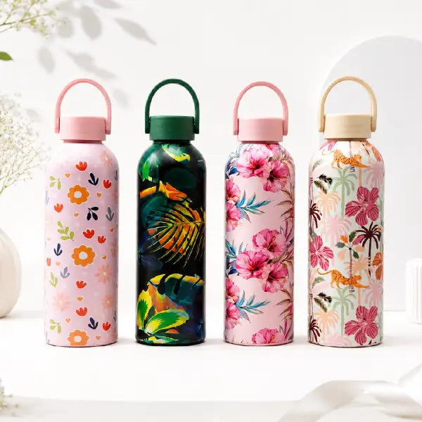 Floral Printed Steel Bottles -750ml