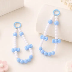 Blue Bow Attached Charms