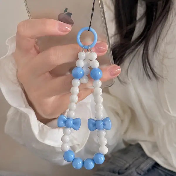 Blue Bow Attached Charms