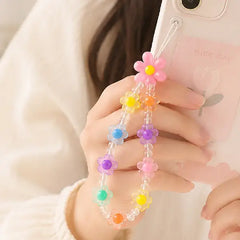 Pastel Daisy Beaded Charm