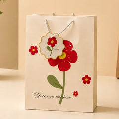 Pastel Floral Paper Gift Bag