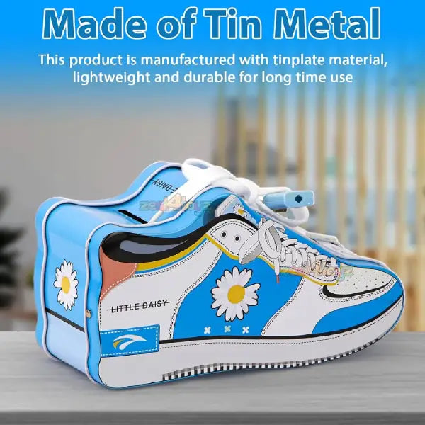 Floral Sneaker Piggy Bank
