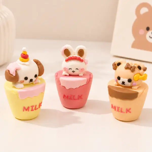 Milky Cup Animal Sharpener