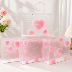 Valentine Heart Transparent PVC Gift Bag