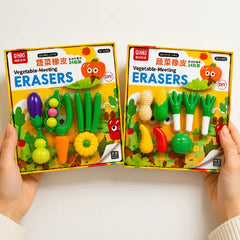 Veggie Fun DIY Eraser Set