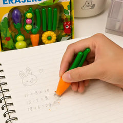 Veggie Fun DIY Eraser Set