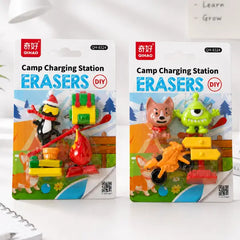 Adventure Character Eraser Set