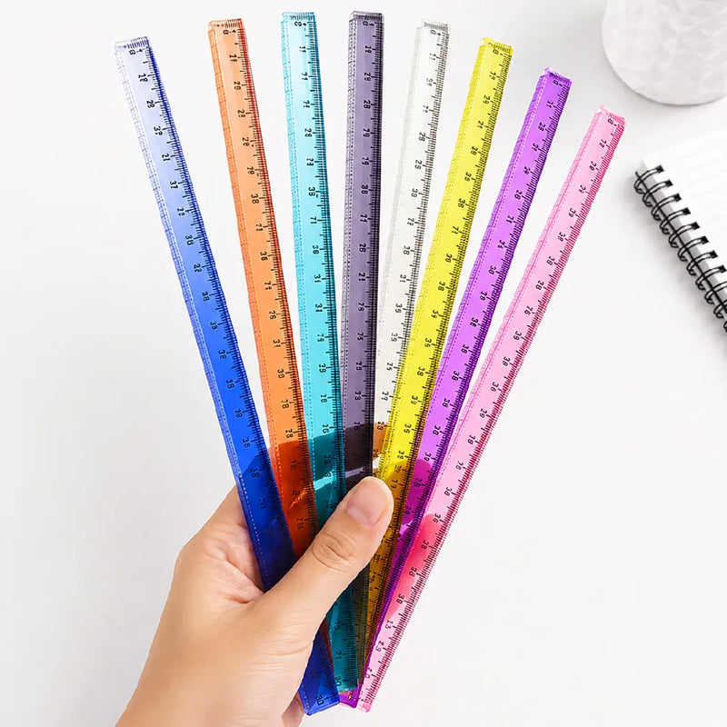 Multicolor Acrylic Scale Ruler - 30CM