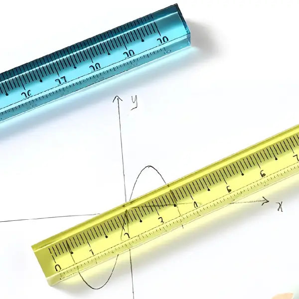 Multicolor Acrylic Scale Ruler - 30CM