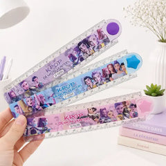 Two-in-one Folding 30cm Cartoon Drawing Ruler