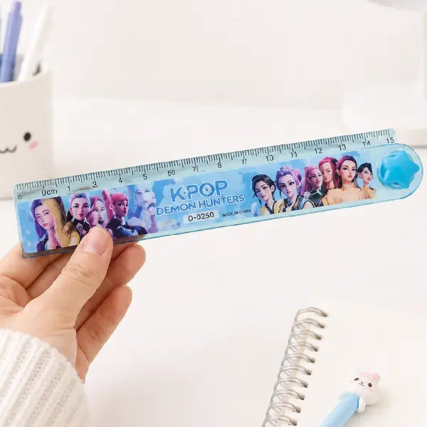 Two-in-one Folding 30cm Cartoon Drawing Ruler