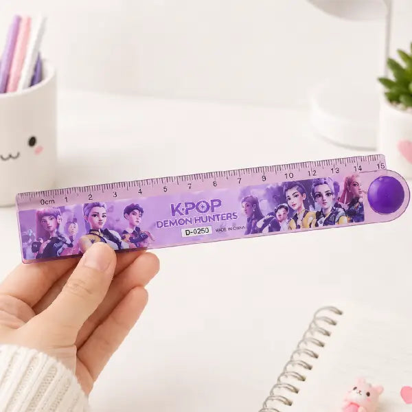 Two-in-one Folding 30cm Cartoon Drawing Ruler