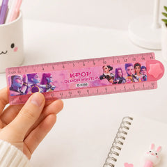 Two-in-one Folding 30cm Cartoon Drawing Ruler