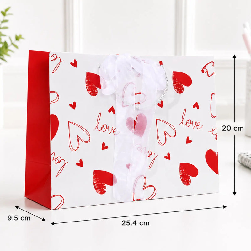 Love Heart Gift Paper Bag