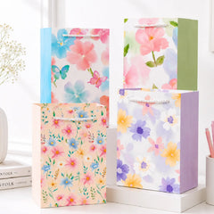 Multicolor Floral Gift Paper Bag
