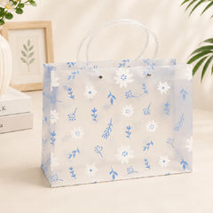 Transparent Floral PVC Gift Bag